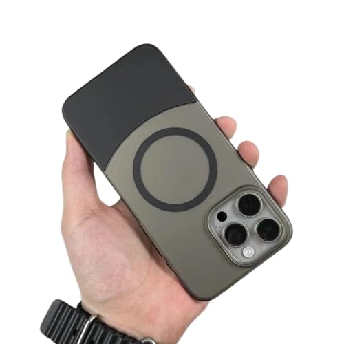 Back Cover Case for iPhone  Shockproof Protective Versatile Detachable Mag-Safe Case