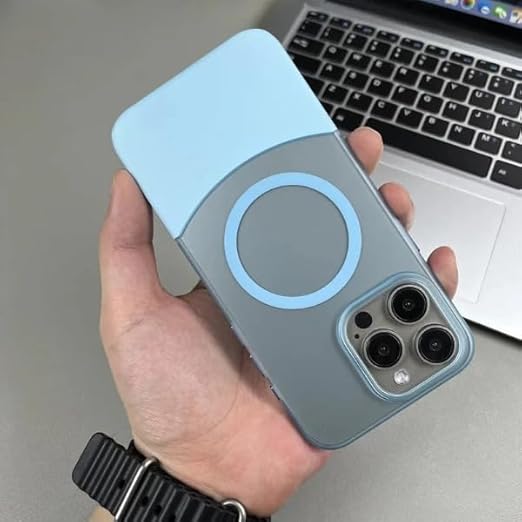 Back Cover Case for iPhone  Shockproof Protective Versatile Detachable Mag-Safe Case