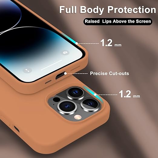 Microfiber Candy Case Compatible for iPhone Shockproof Slim Back Cover Liquid Silicone Case