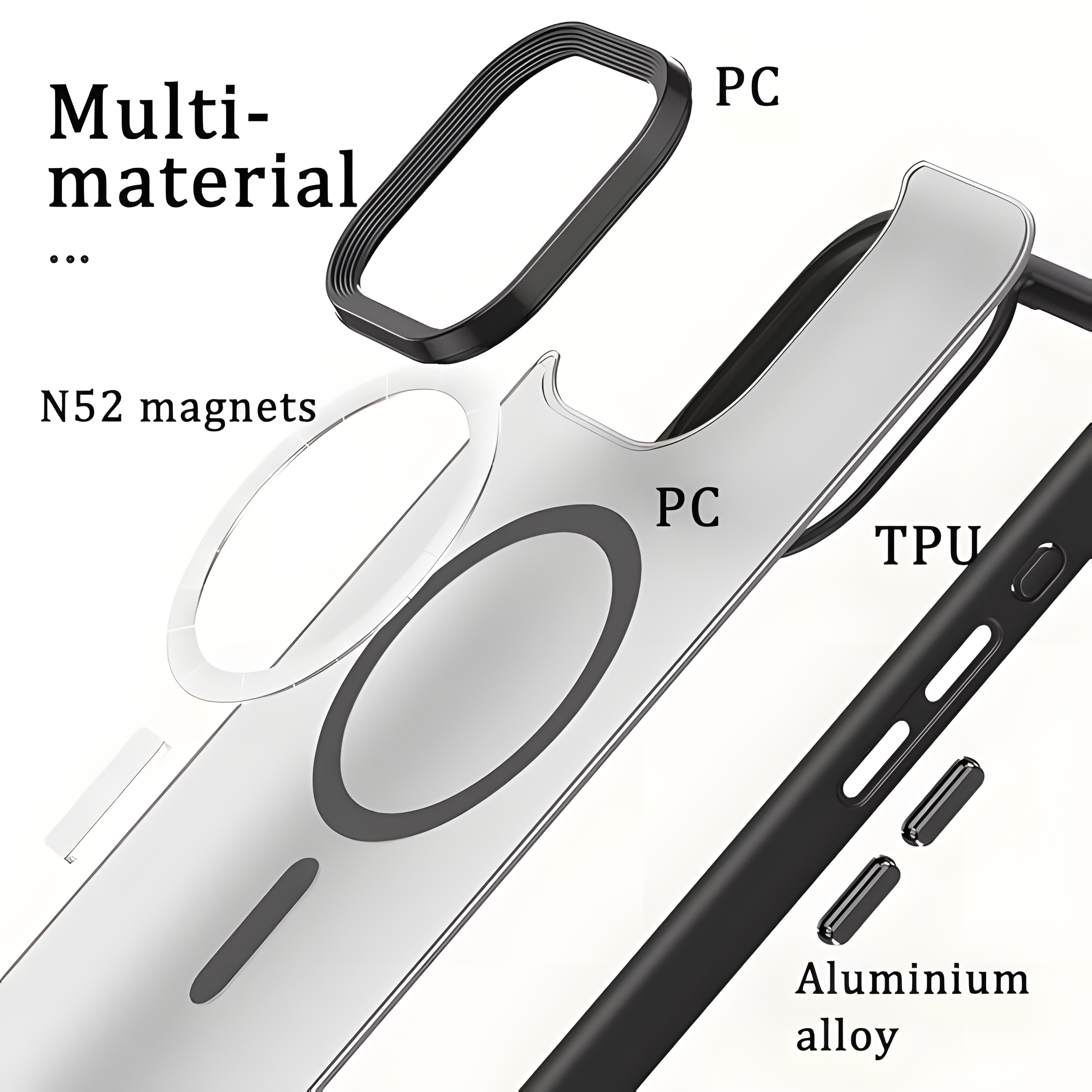 MagFlex Transparent Silicone Case