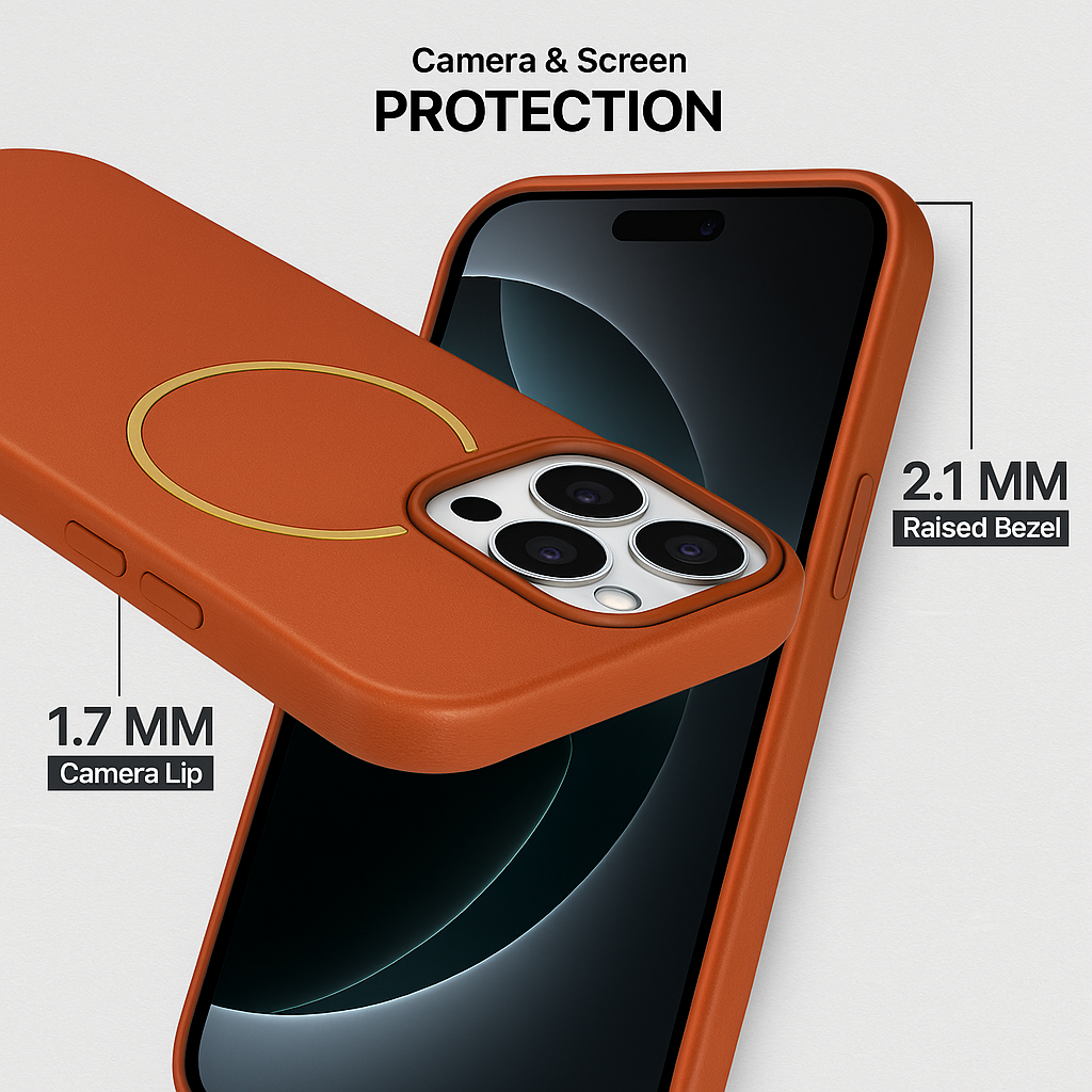 Leather Magnetic Phone Case for iPhone Series