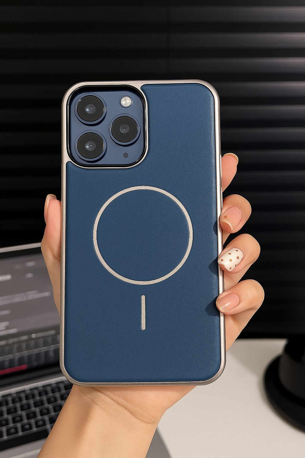 Leather Magnetic Phone Case for iPhone Series