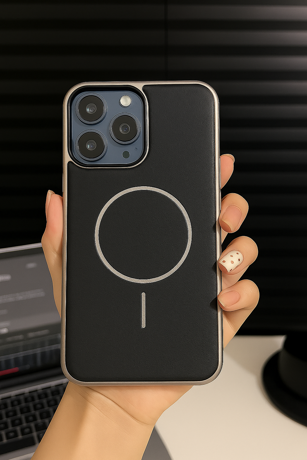 Leather Magnetic Phone Case for iPhone Series