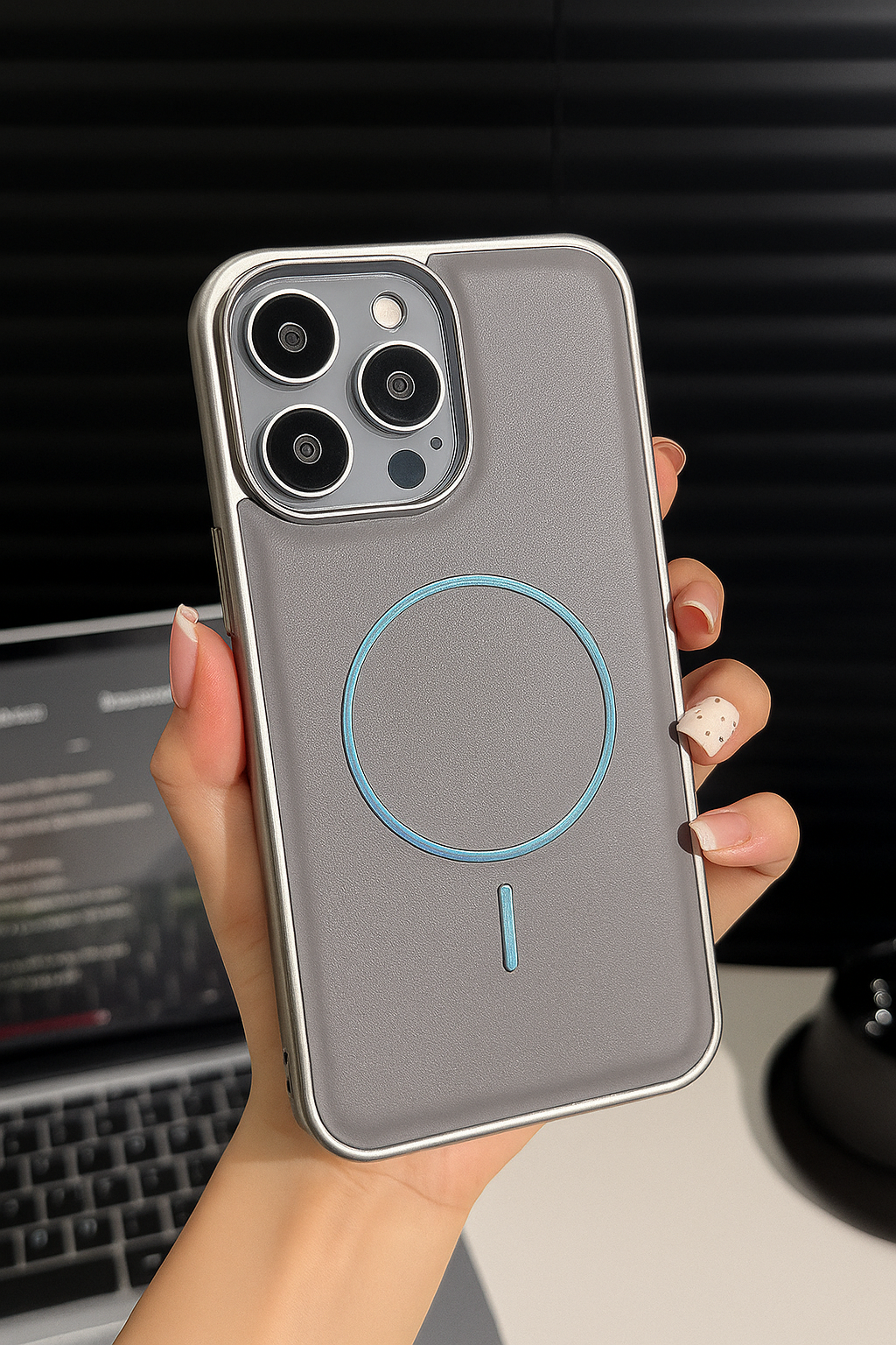 Leather Magnetic Phone Case for iPhone Series