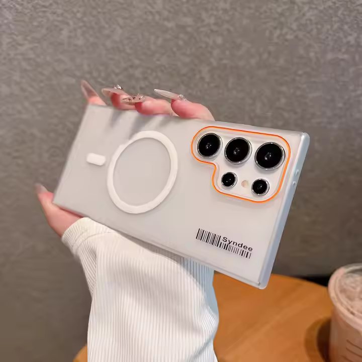 Matte Back Cover Magnetic Phone Case Cover for Samsung Series Ultra PC