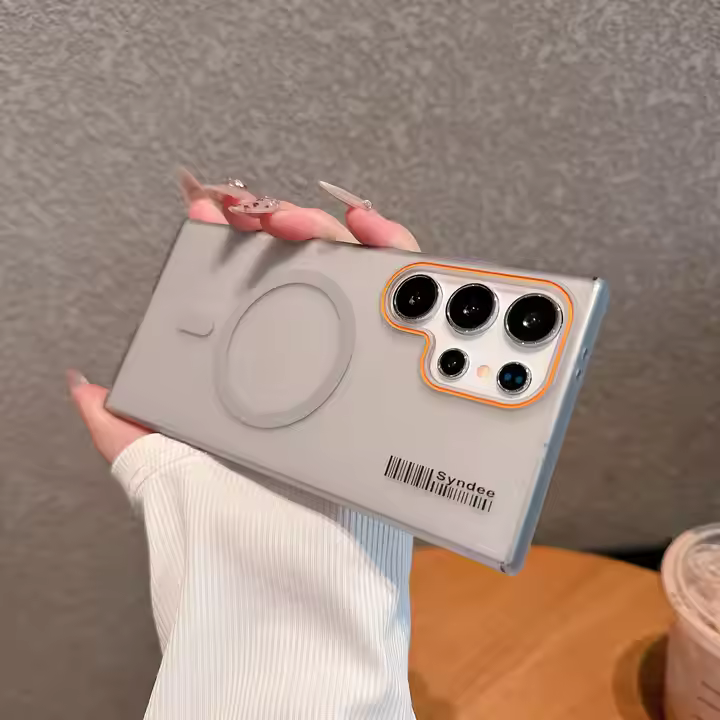 Matte Back Cover Magnetic Phone Case Cover for Samsung Series Ultra PC