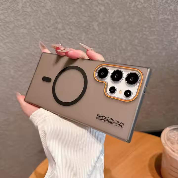 Matte Back Cover Magnetic Phone Case Cover for Samsung Series Ultra PC