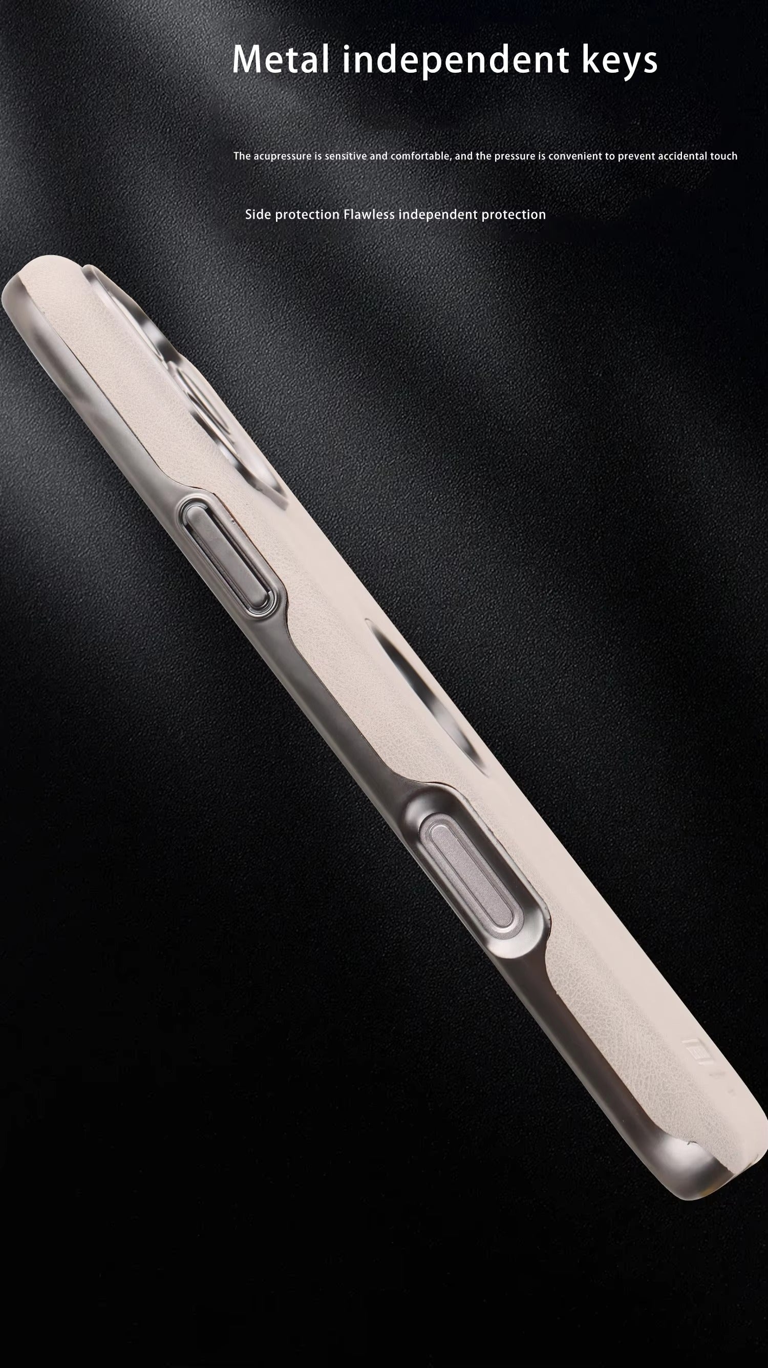 Luxury PU Leather Electroplate Magnetic Phone Case for iPhone Series Hollow Logo Wireless MagsafeCover