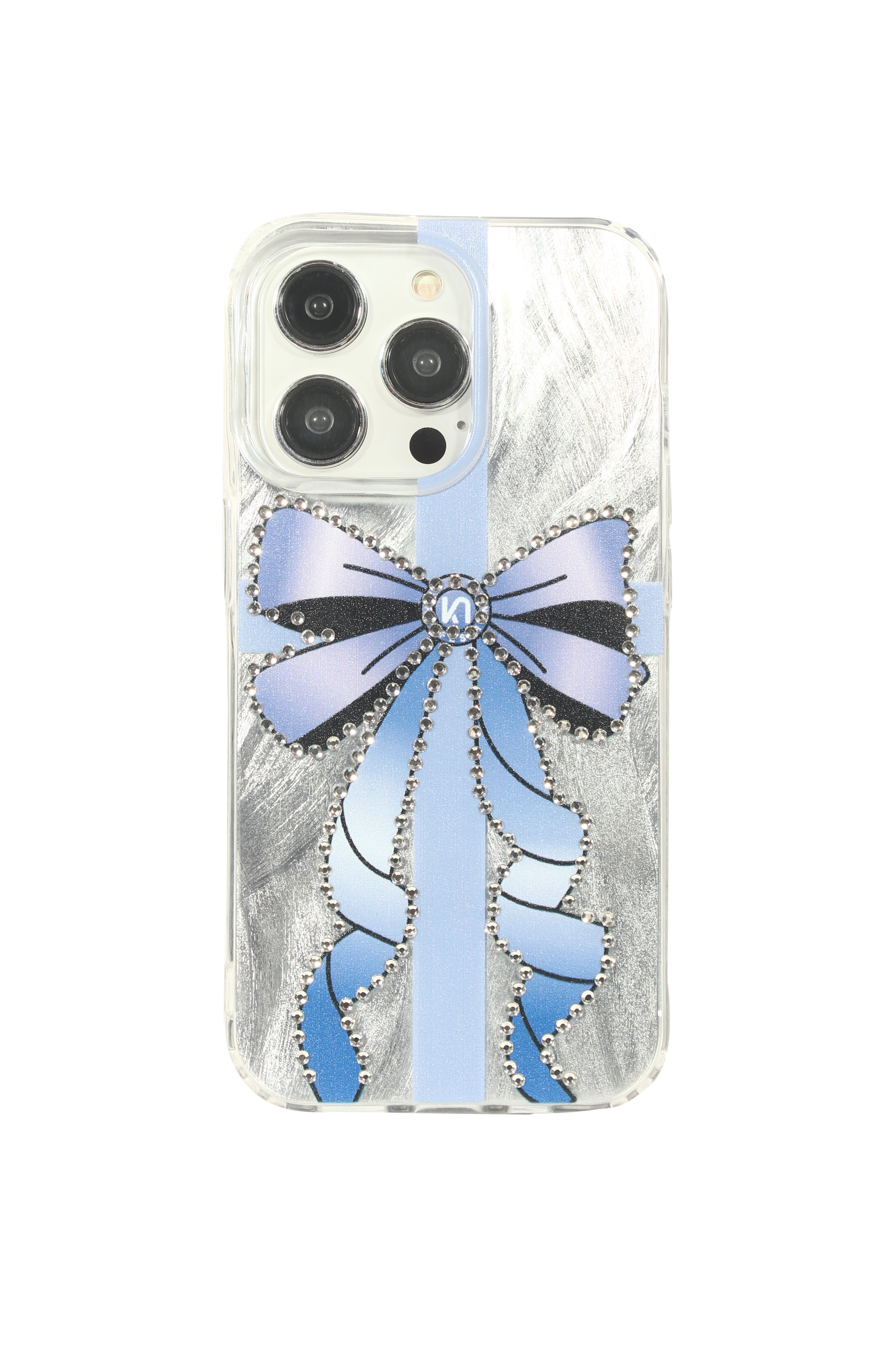 RIBBON PRINTED STONE SHIMMER CASE