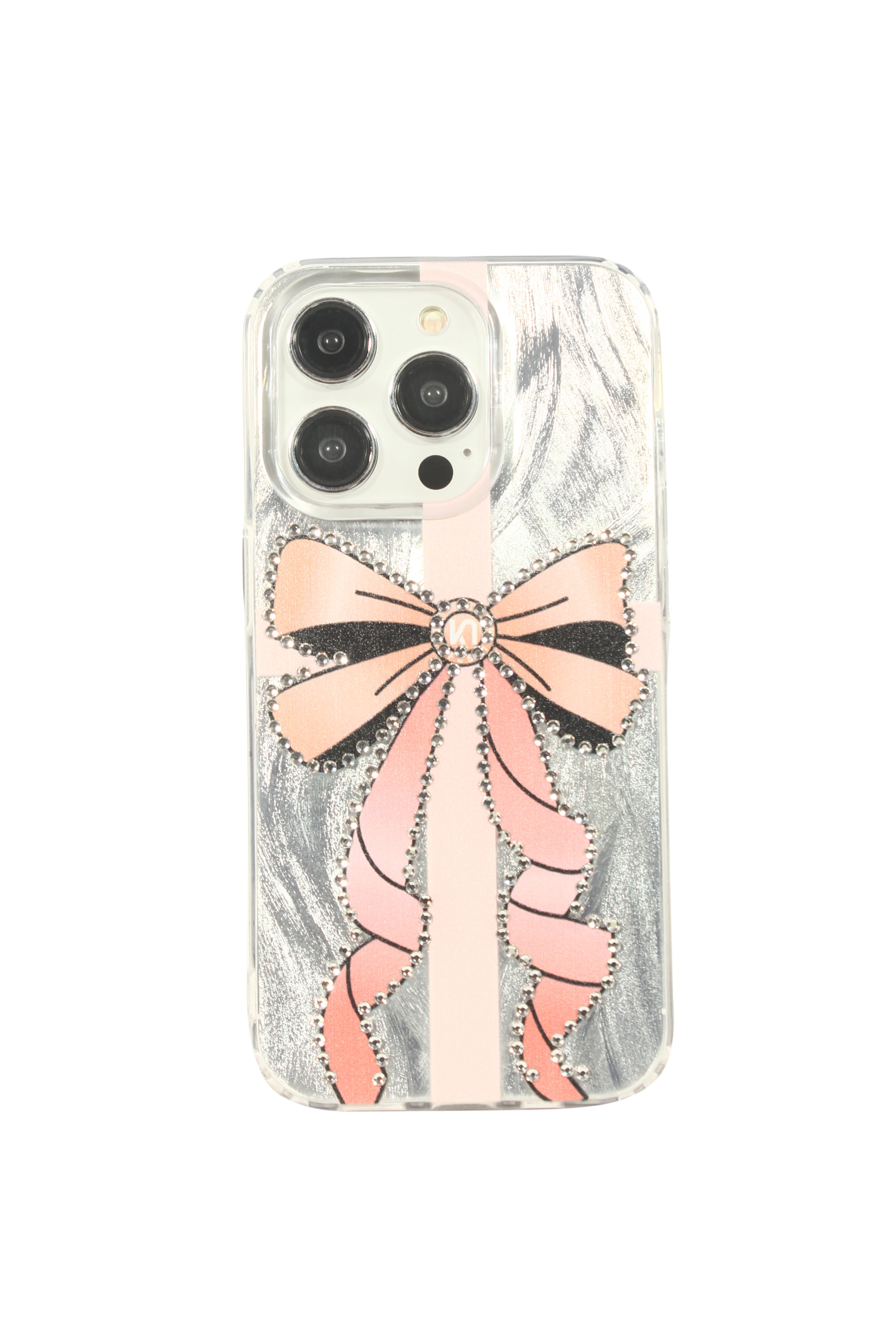 RIBBON PRINTED STONE SHIMMER CASE