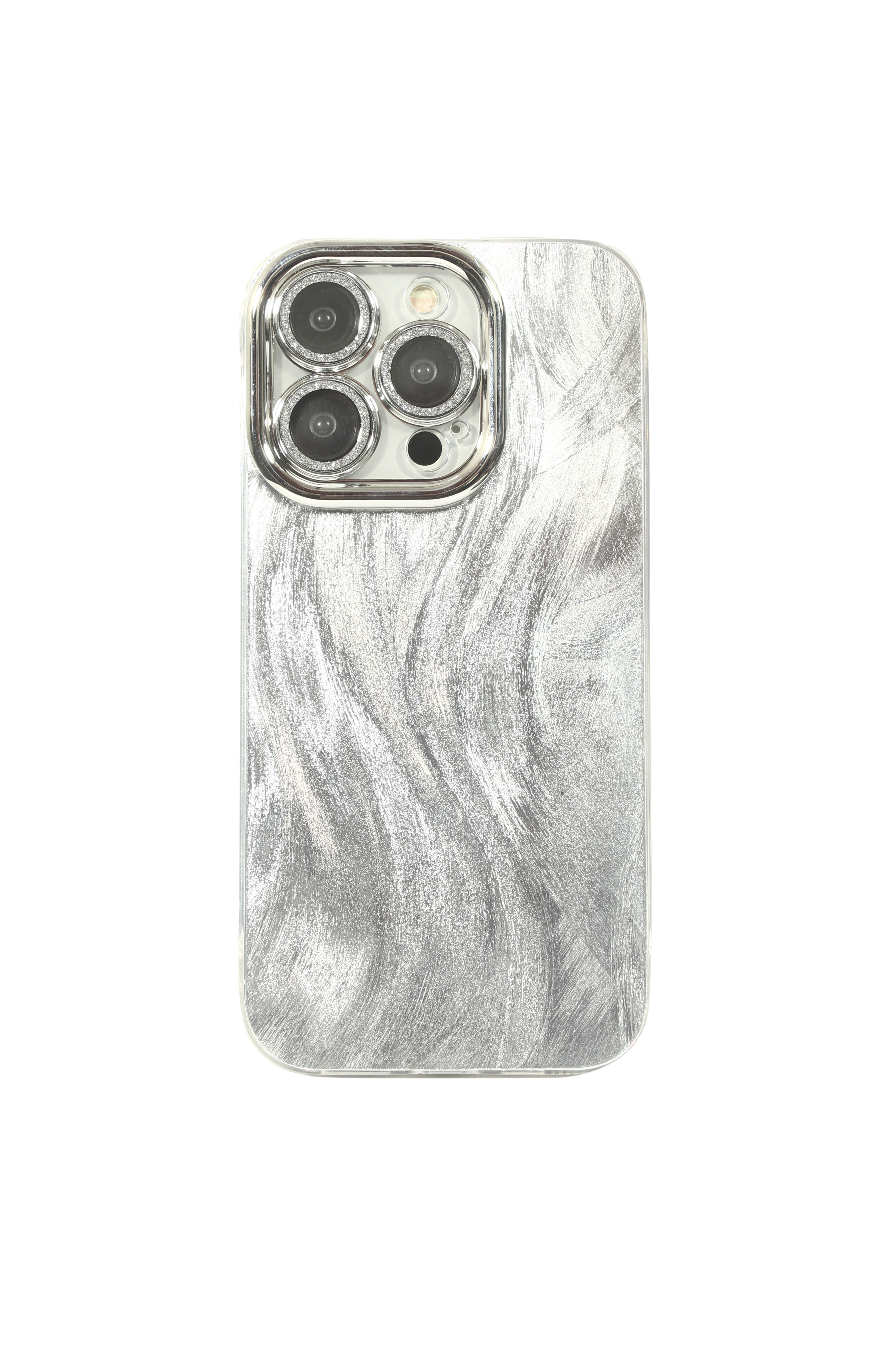 PREMIUM QUALITY IPHONE GLITTER SHIMMER SIDE CUT CASE WITH DIAMOND CAMERA LENS PROTECTION