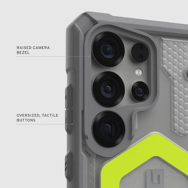 Military-Grade Pathfinders Clear Magnetic Case for Samsung S Series Wireless Charging Case