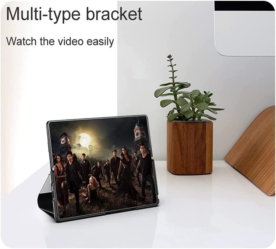 Flip Plating Mirror Case with Stand Function,PC/PU Translucent Clear View Shockproof Phone Protective Case Cover for FOLD 6