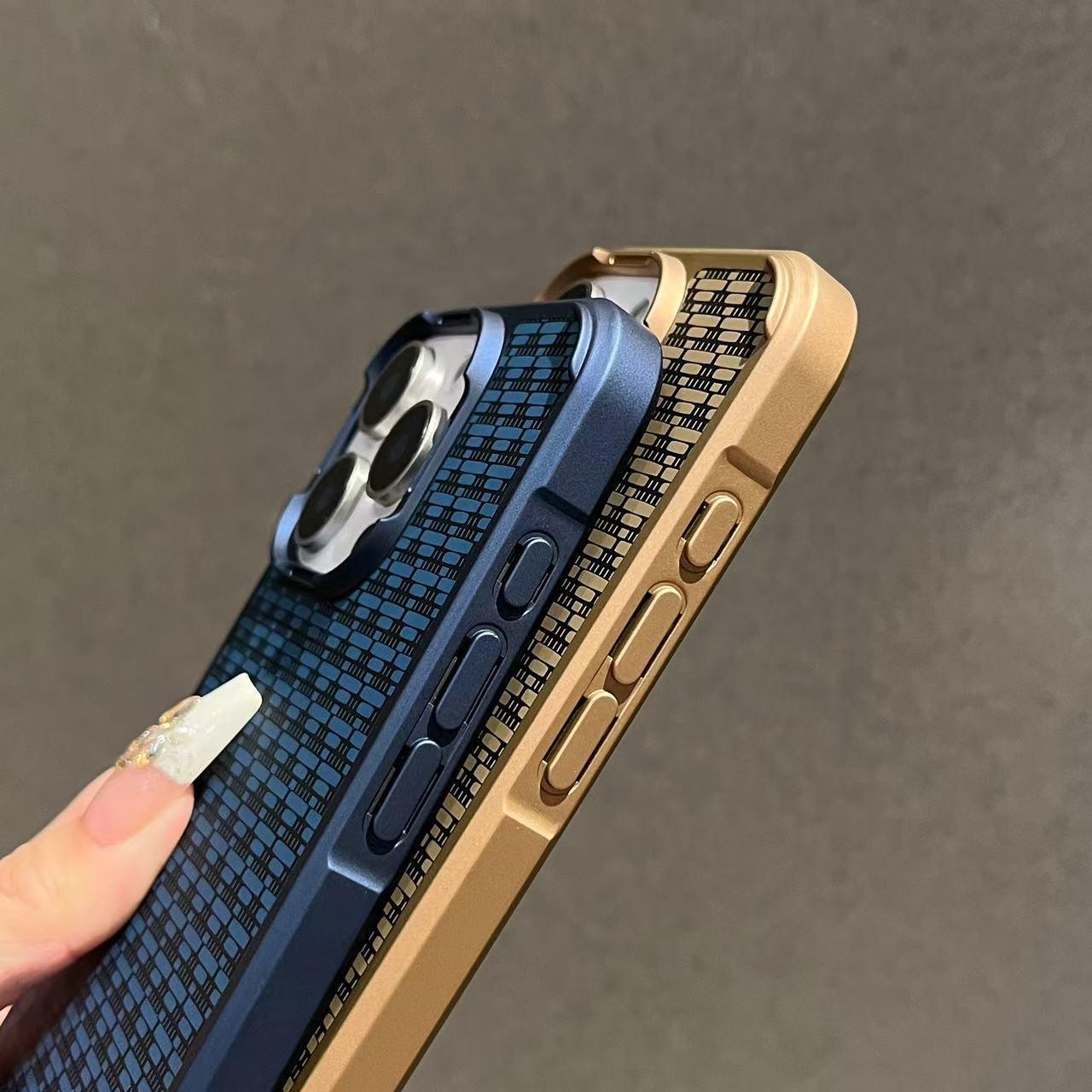 PREMIUM QUALITY  CARBON KOREAN PATTERN 360°  PROTECTION CASE