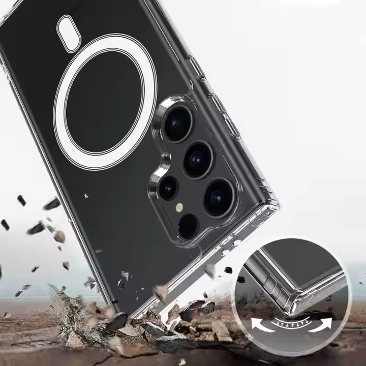 Crystal Clear Anti-Yellow Case for Samsung Galaxy Series – Shockproof & Slim Fit